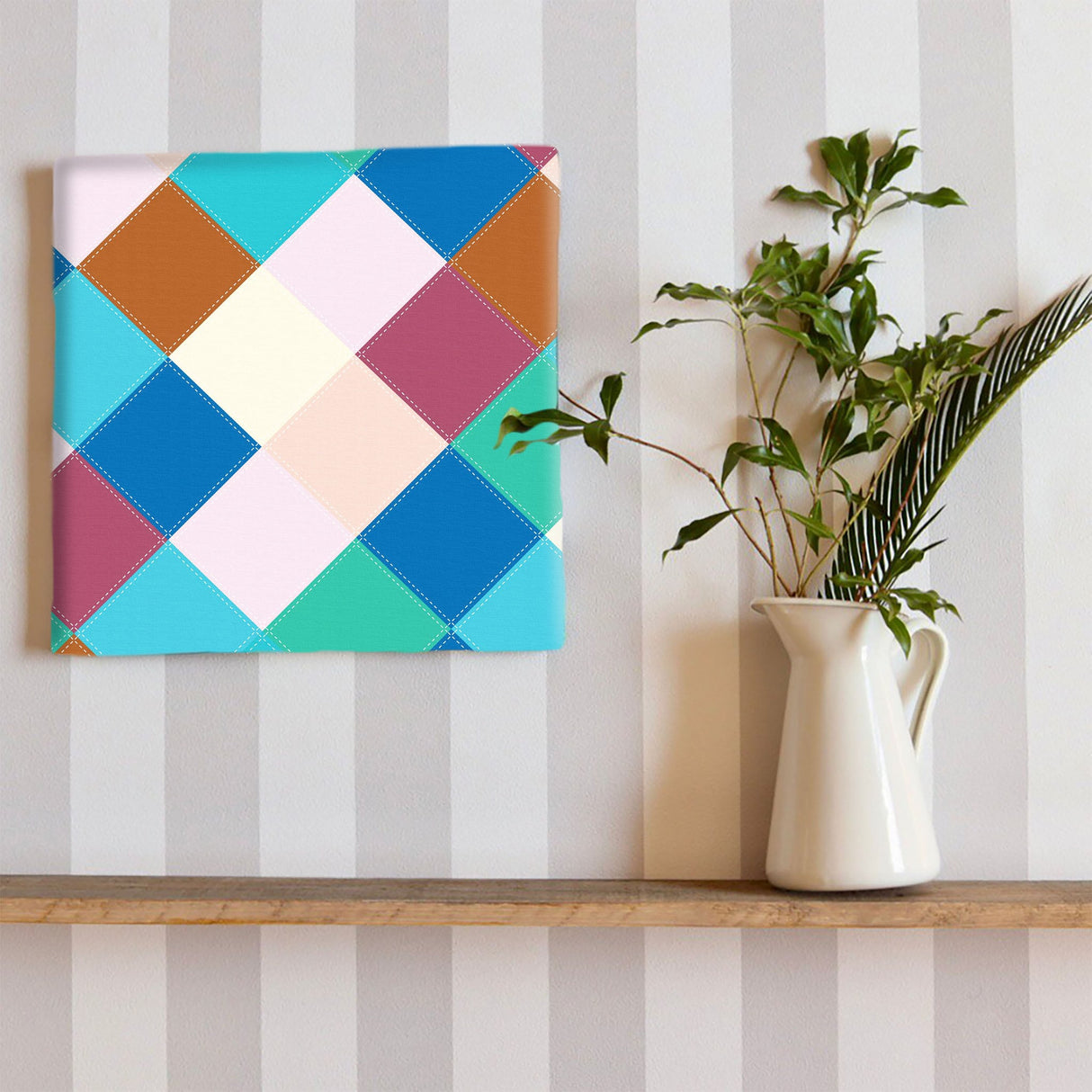 北欧雑貨ならファブリックパネル ポスター アート pat-0015 - ArtDeli. アートパネル専門店