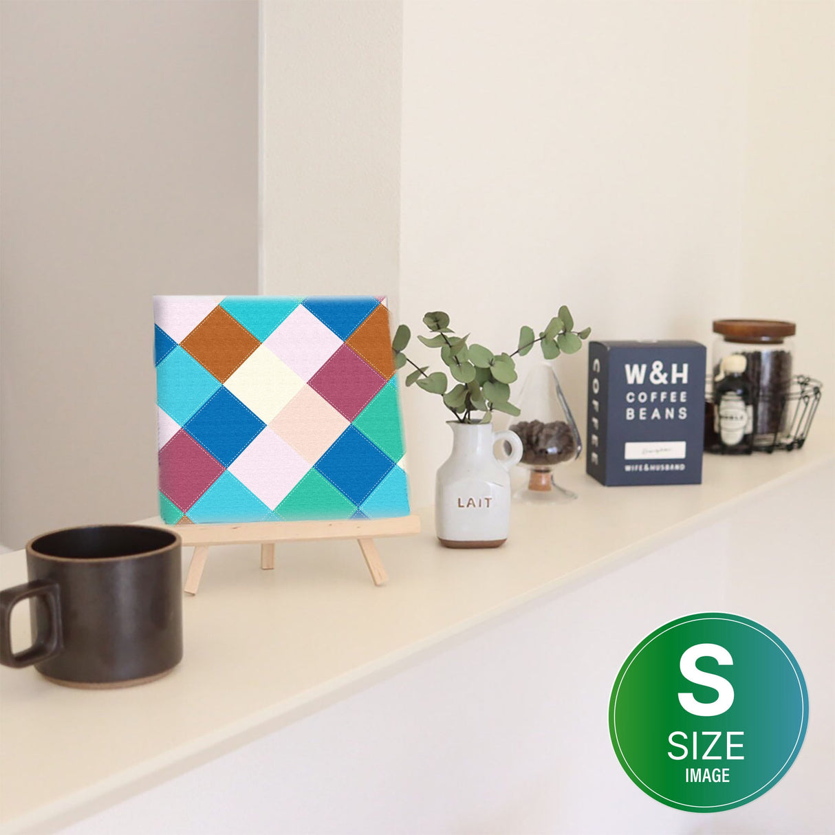 北欧雑貨ならファブリックパネル ポスター アート pat-0015 - ArtDeli. アートパネル専門店