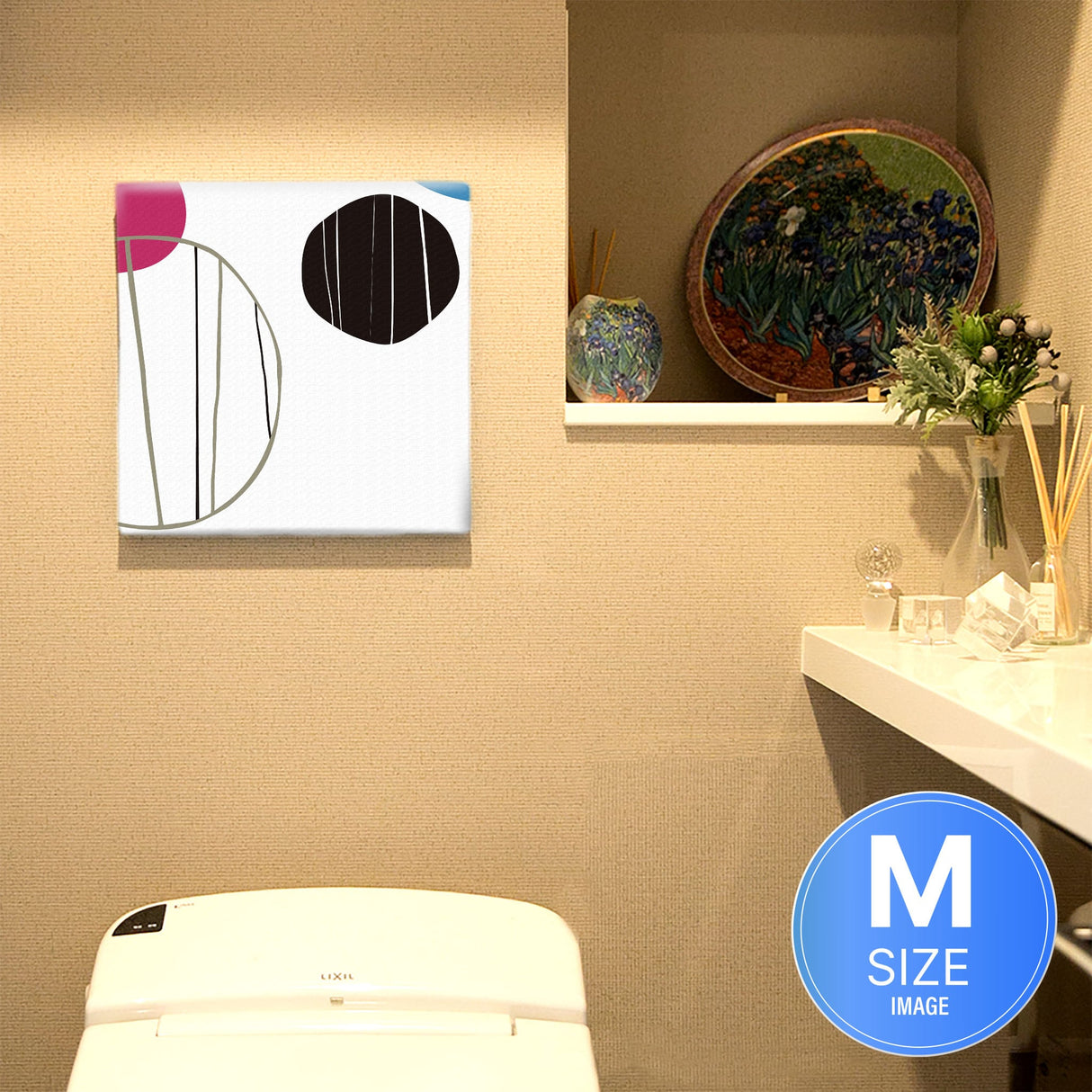 和風モチーフのインテリア小物 写真 壁掛け pat-0036