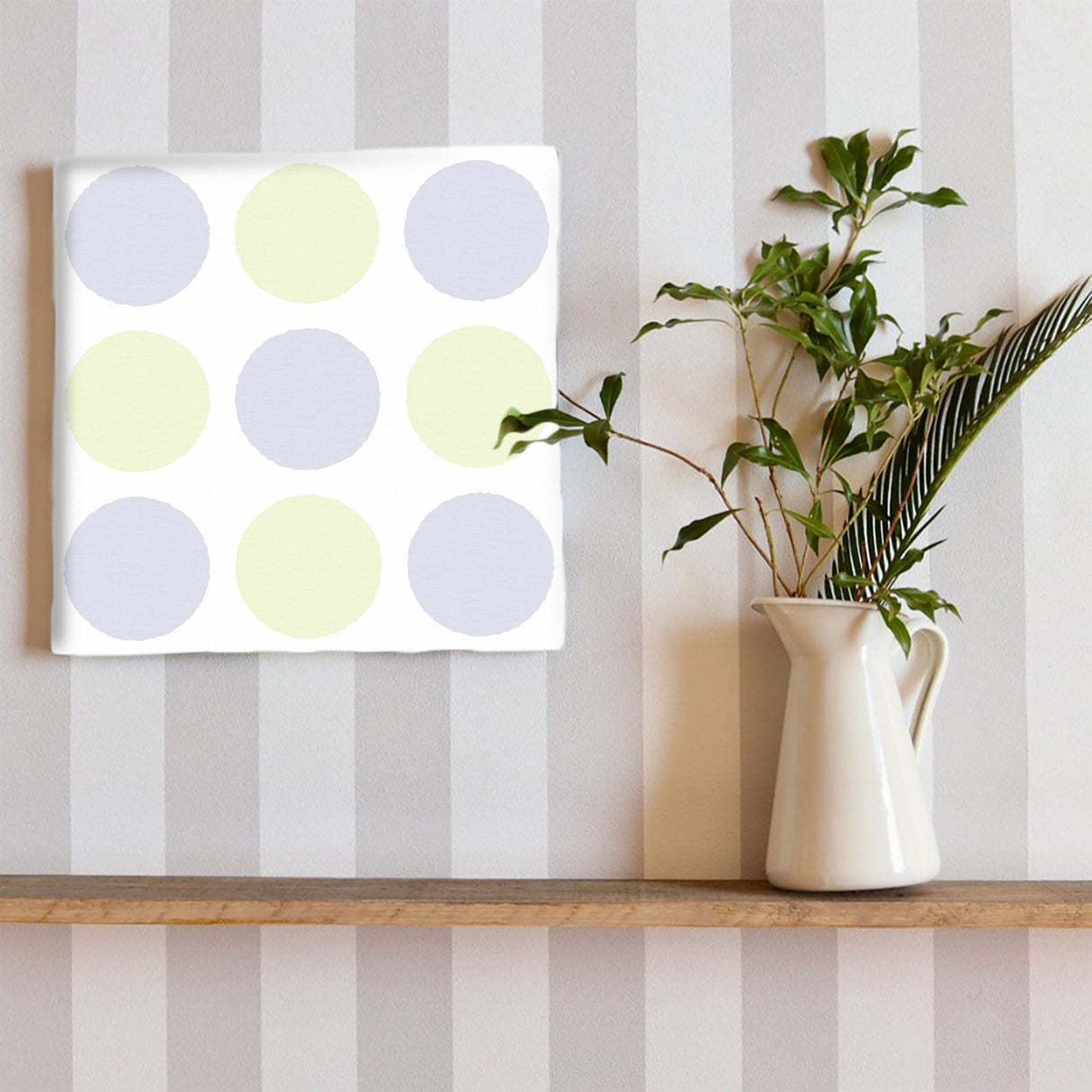 水玉のお洒落なインテリア小物 壁掛け アート pat-0047