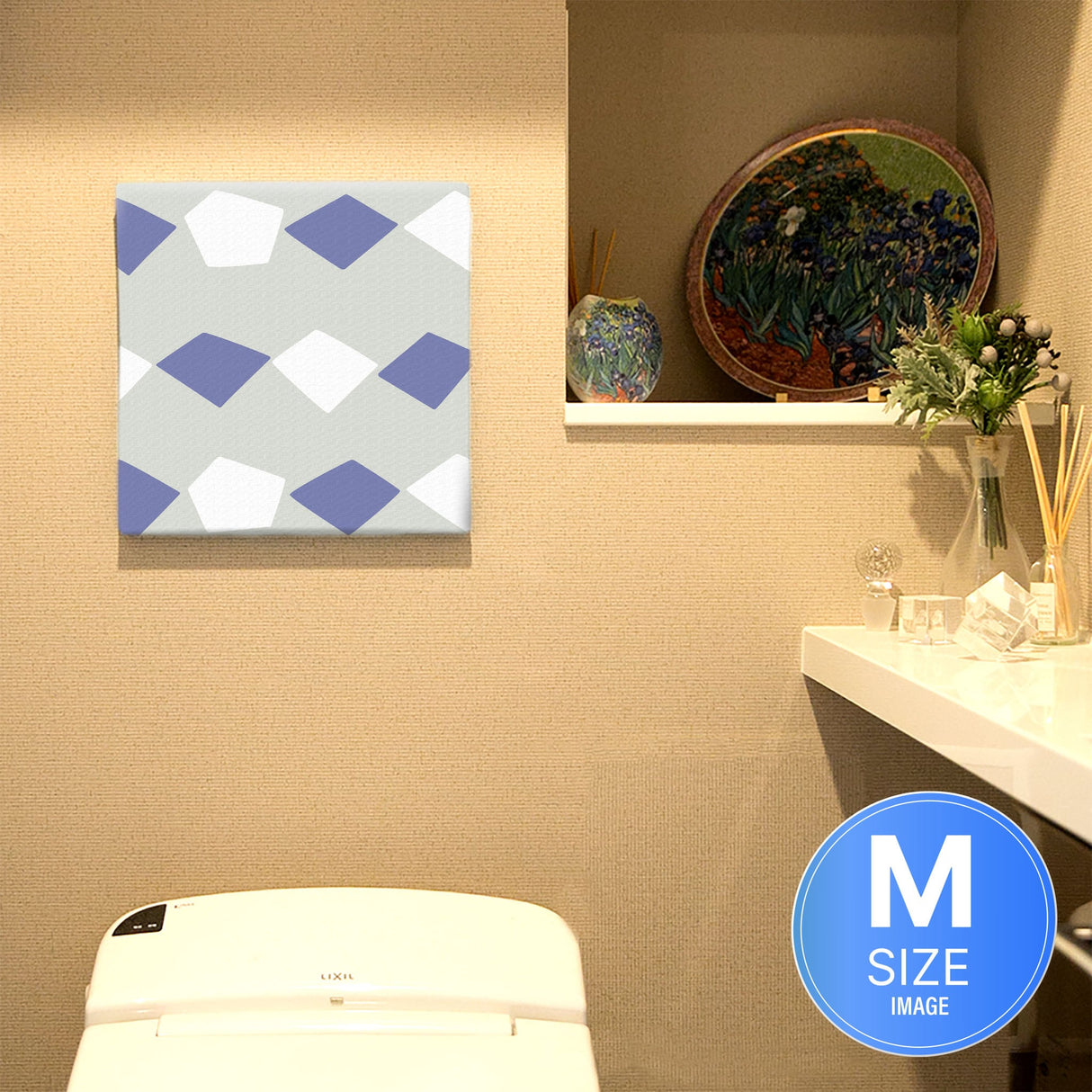 Modern fabric panel for single living interior pat-0048