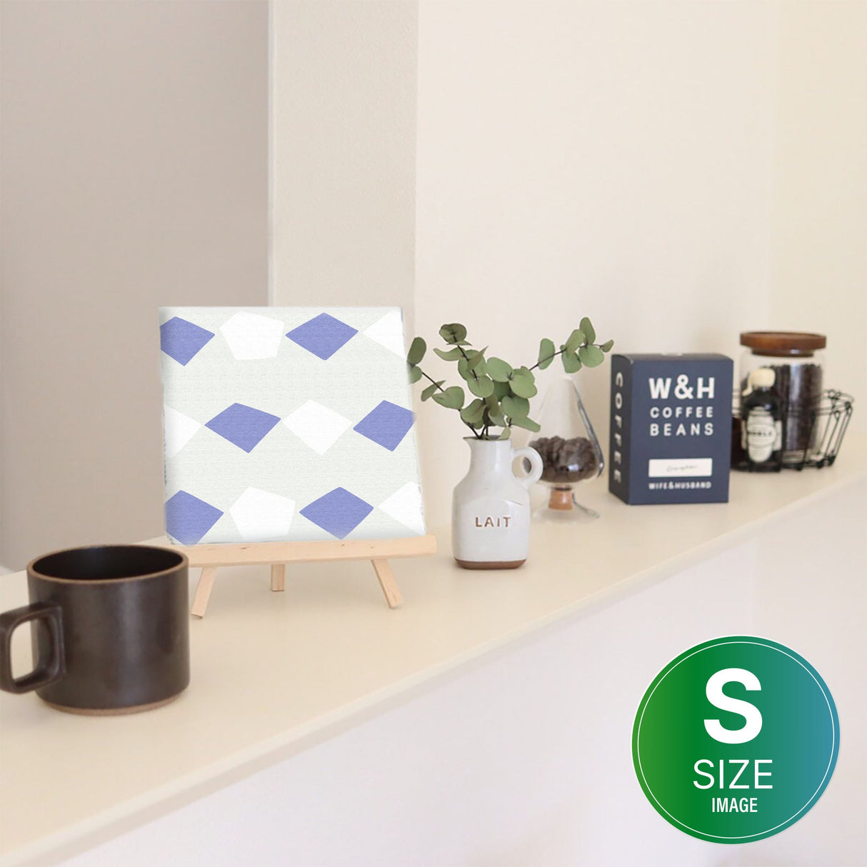 Modern fabric panel for single living interior pat-0048