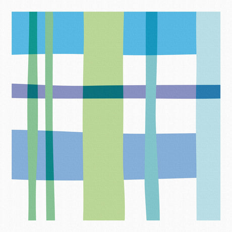 チェックのアートなインテリア小物 写真 アート pat-0052