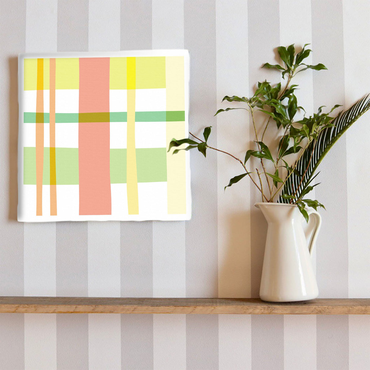 チェックのインテリア小物 アート 雑貨 pat-0055