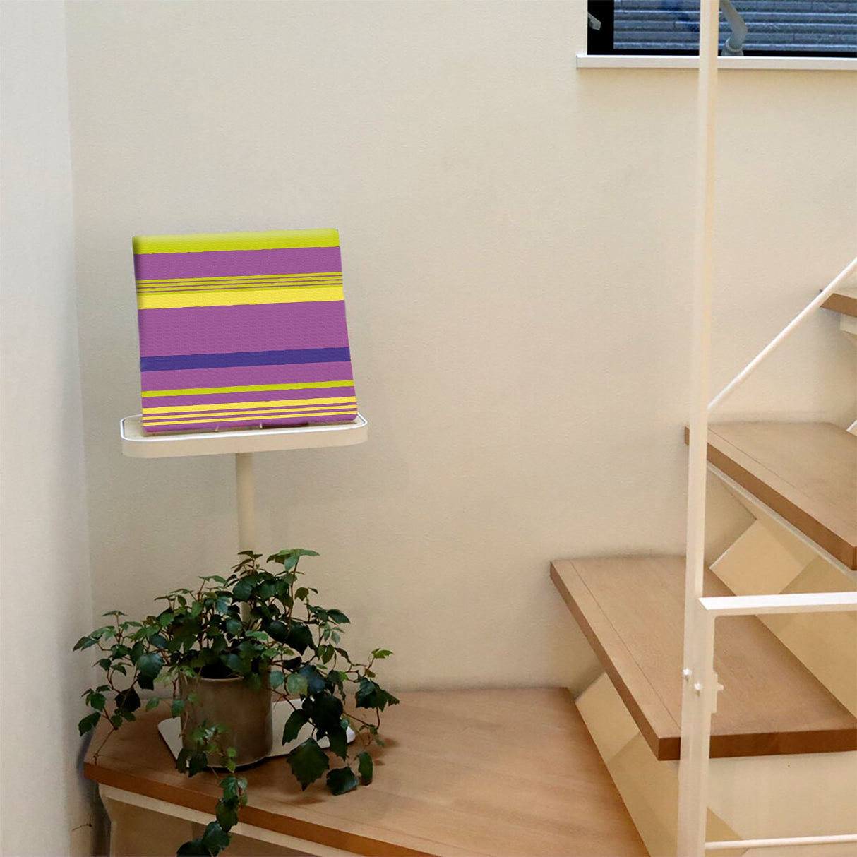 ボーダーのポップなインテリア小物 ポスター アート pat-0059