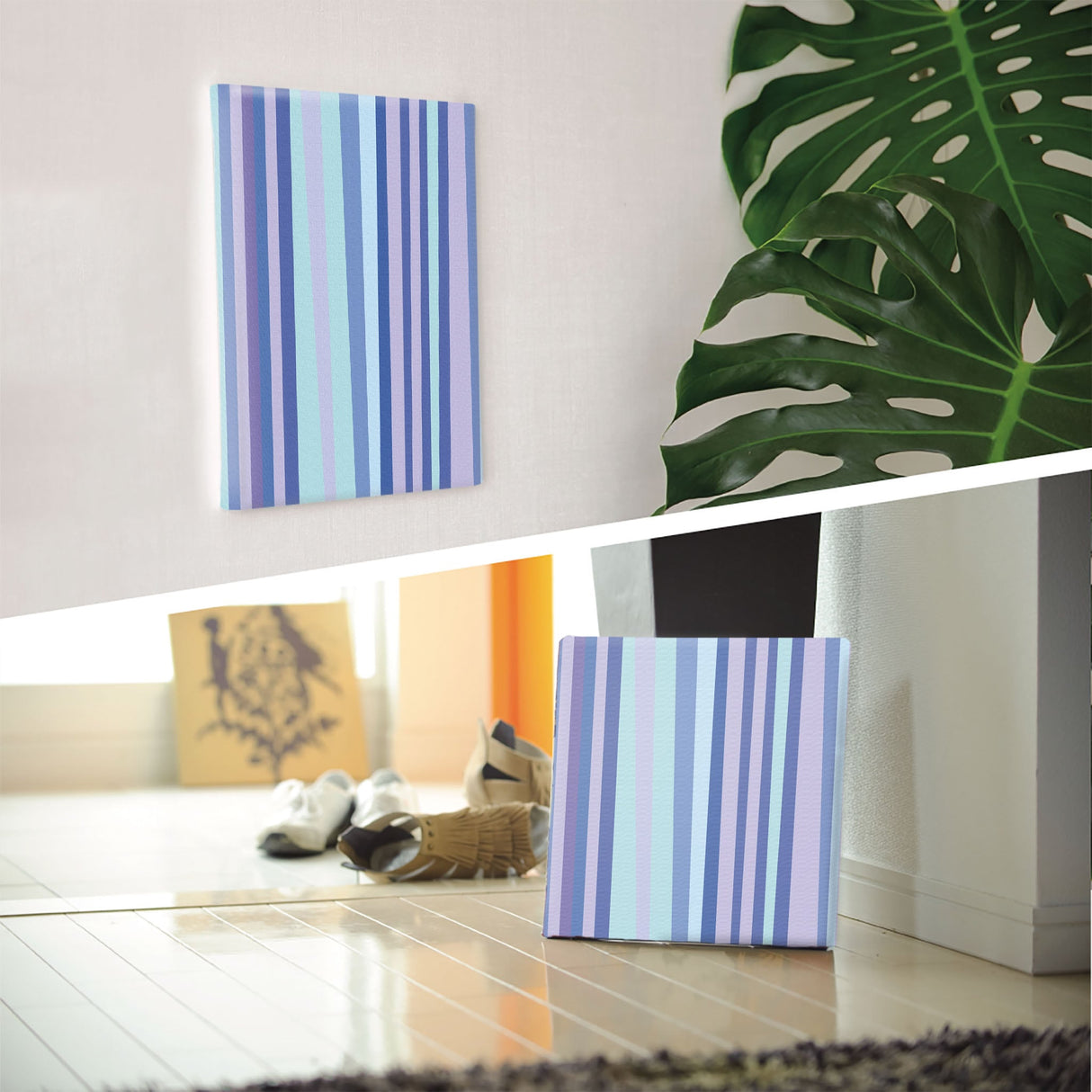 Modern striped fabric panel Interior goods pat-0063