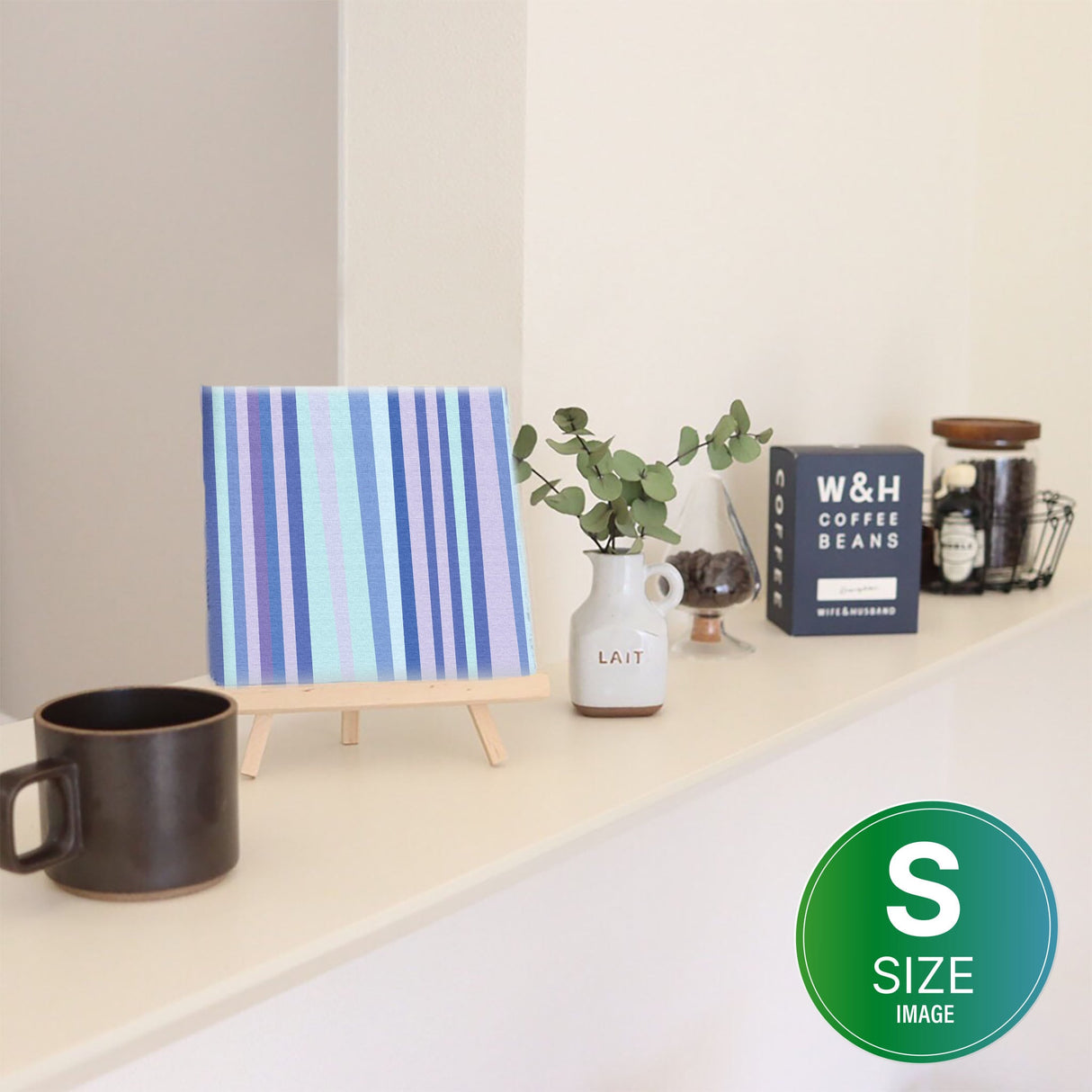 Modern striped fabric panel Interior goods pat-0063