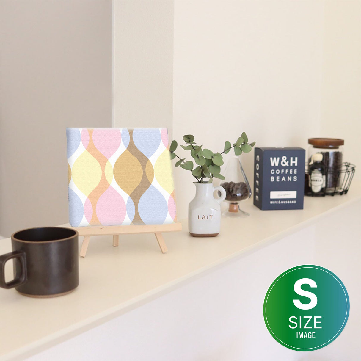 モダンでガーリーなインテリア小物 ポスター アート pat-0068