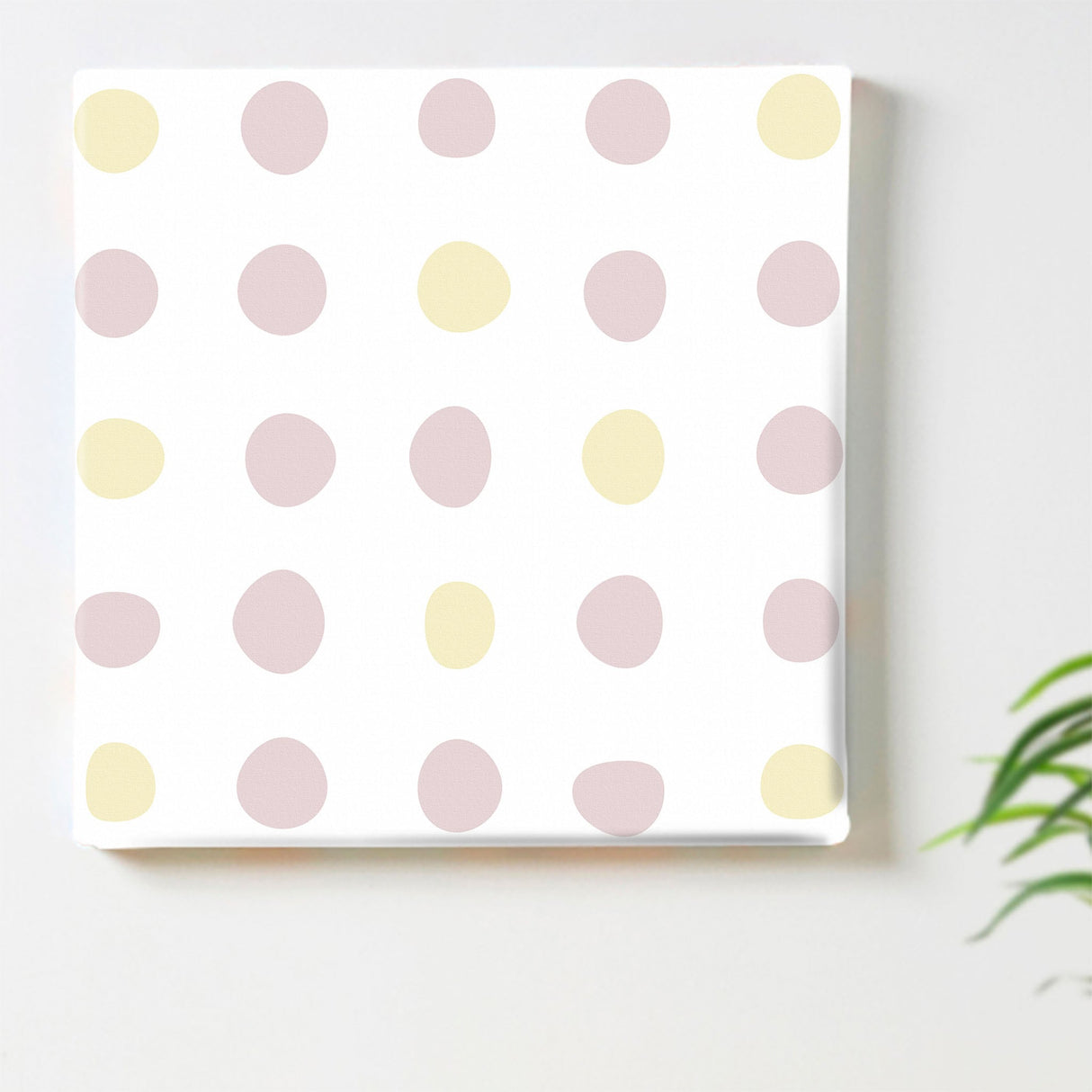 水玉のファブリックパネル ポスター アート pat-0077