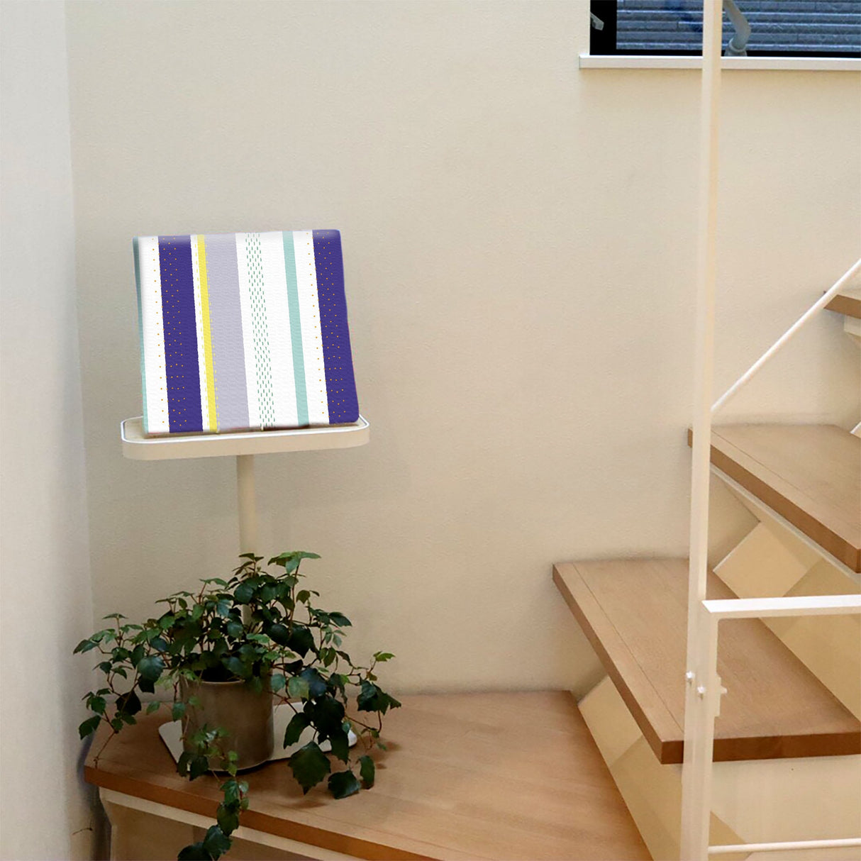 ストライプ・布地のインテリア小物 ポスター アート pat-0086