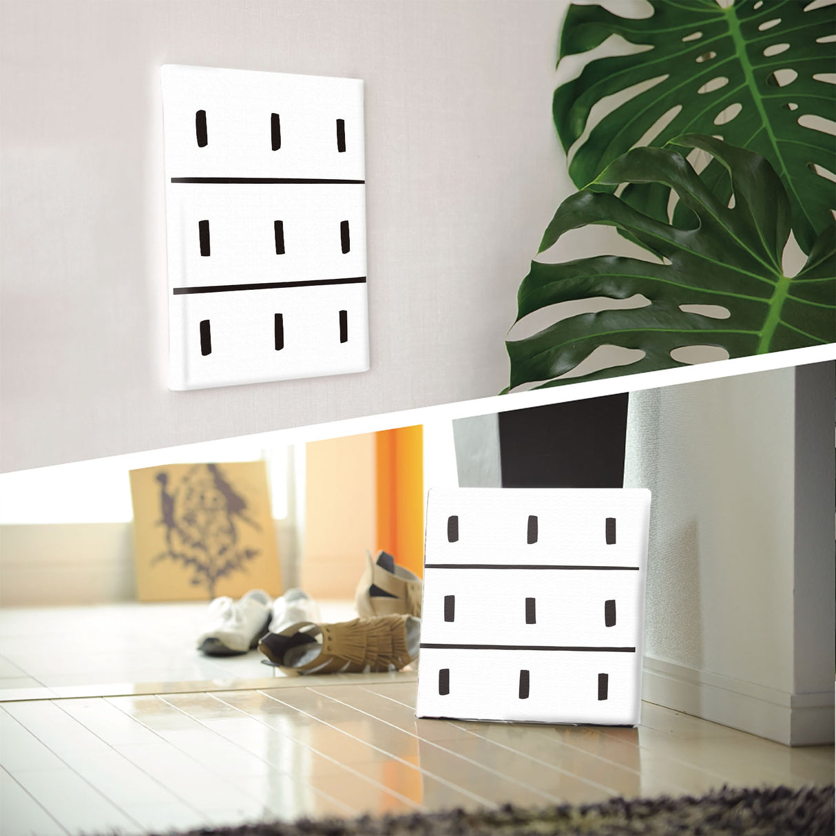 モダン・木枠のファブリックパネル ポスター アート pat-0095