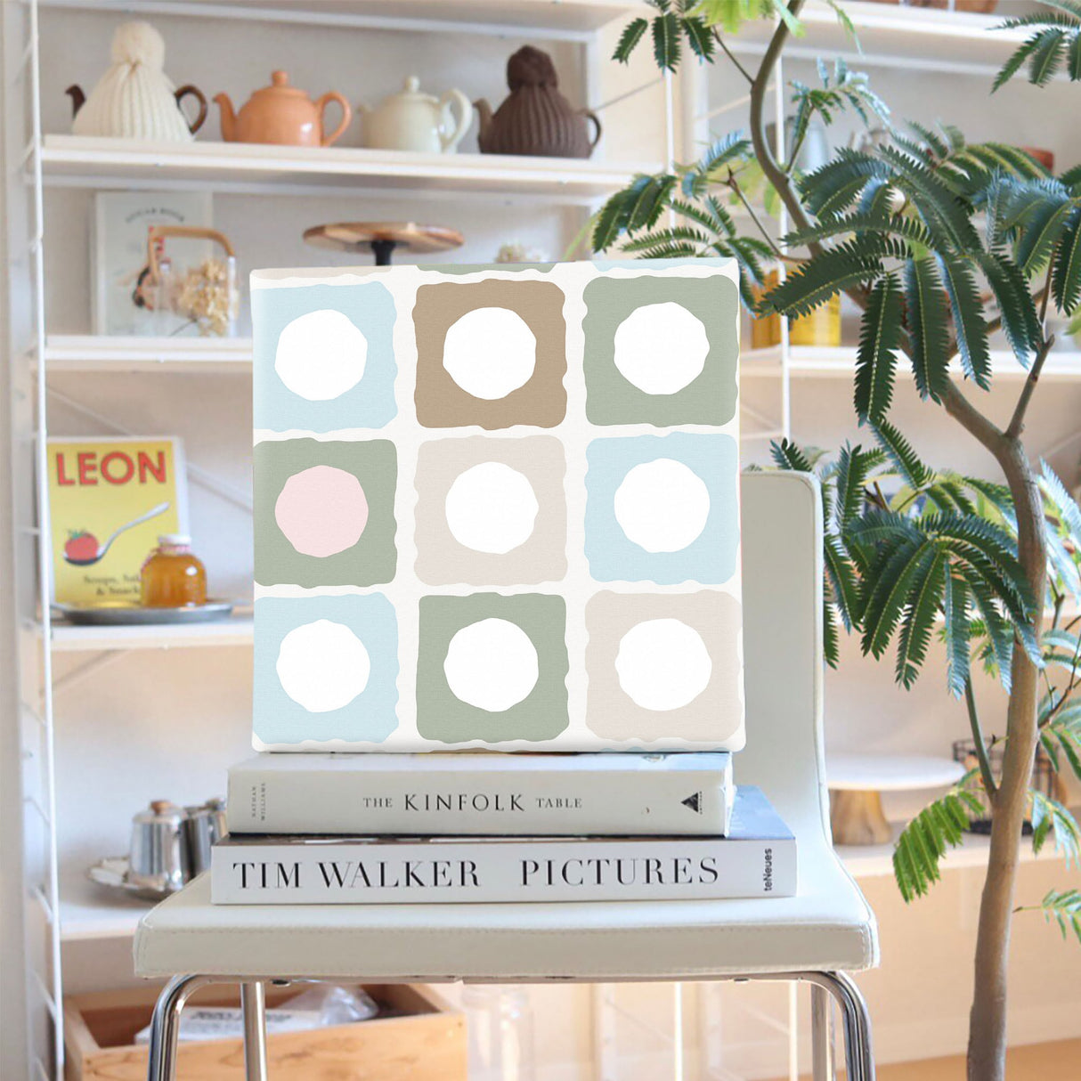 キャンバス地のモダンなインテリア小物 ウォールデコ インテリア pat-0103