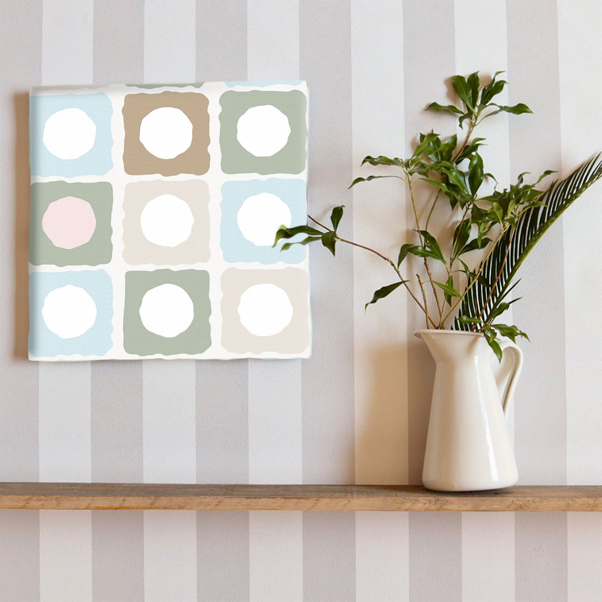 キャンバス地のモダンなインテリア小物 ウォールデコ インテリア pat-0103