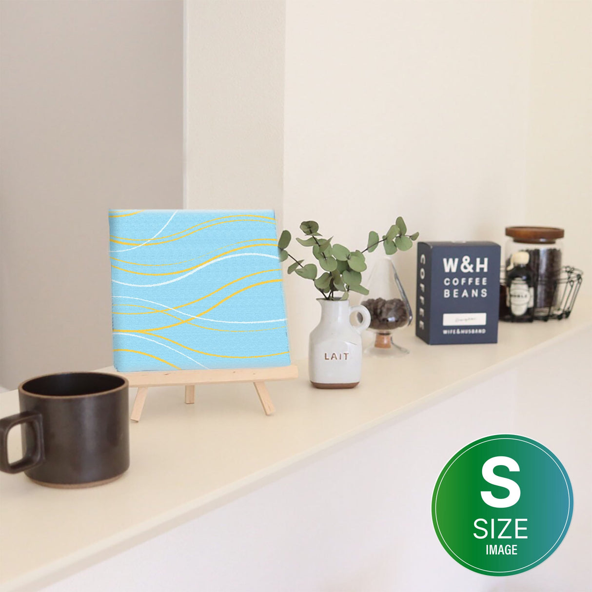 モダンな柄のインテリア小物 写真 壁掛け pat-0107