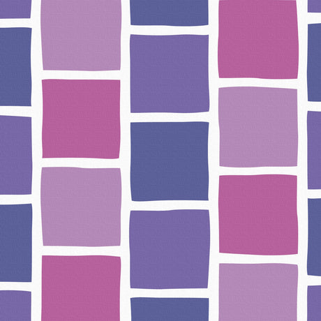 紫のタイルモチーフ・インテリア小物 インテリア 雑貨 pat-0117