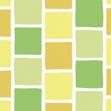 黄色のタイルモチーフ・インテリア小物 壁掛け アート pat-0119