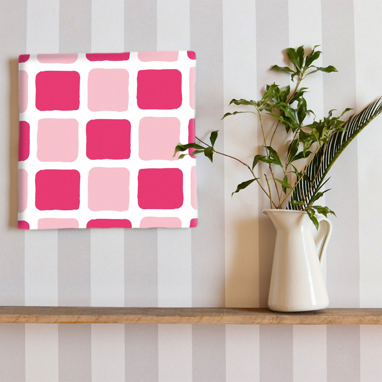 タイルモチーフのモダンなインテリア小物 ポスター アート pat-0122