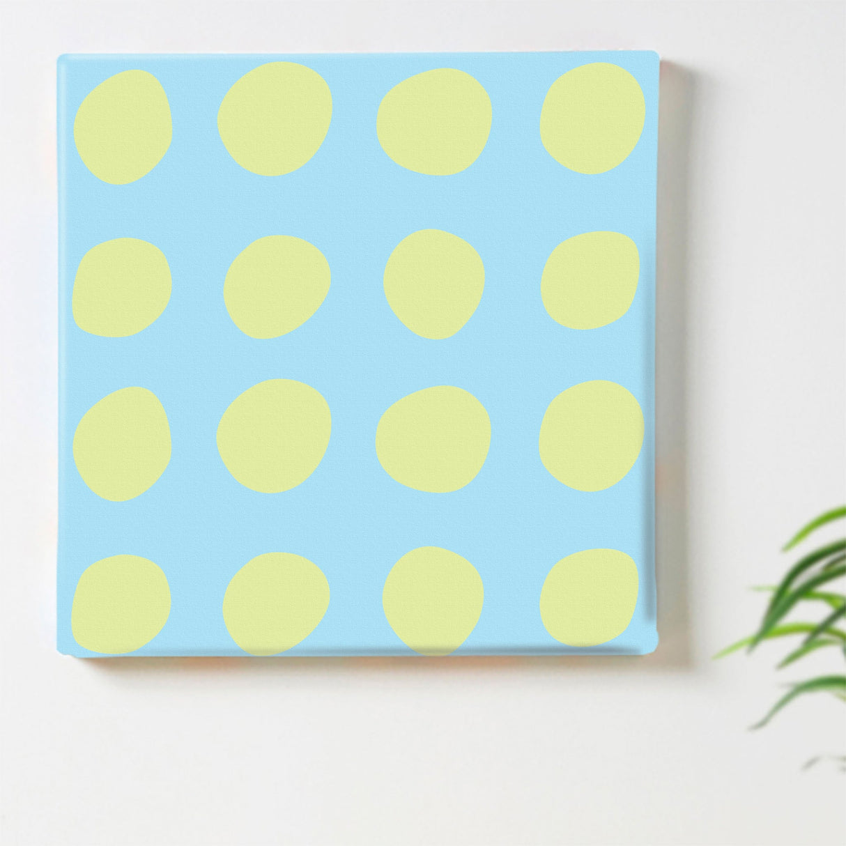 子供部屋におすすめ、水玉のインテリア小物 壁掛け アート pat-0128