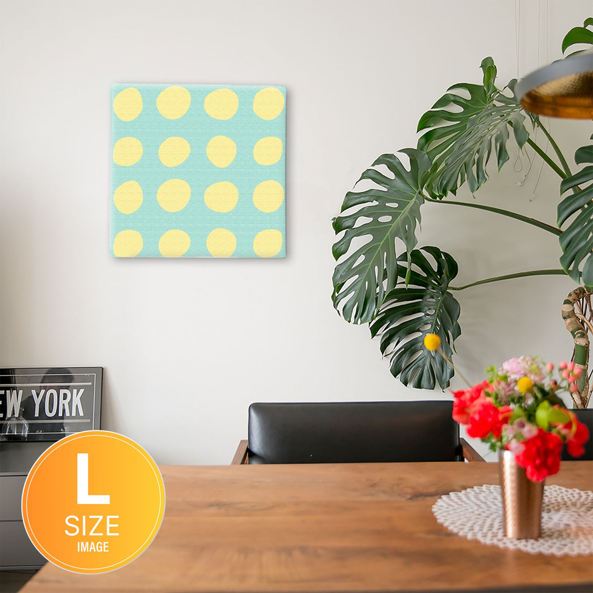 リビングにおすすめ、水玉のインテリア小物 一人暮らし インテリア pat-0129