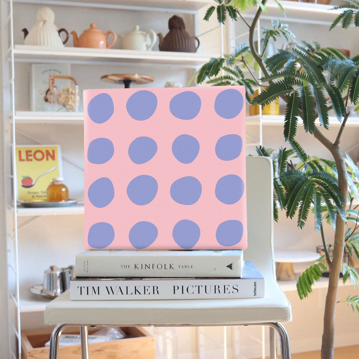 玄関にぴったりな水玉のインテリア小物 ウォールデコ インテリア pat-0130