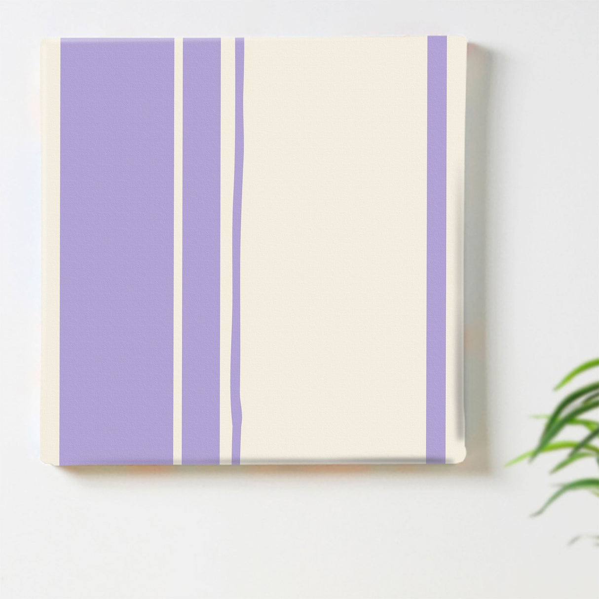 Perfect for the bedroom, striped fabric panel photo wall hanging pat-0143