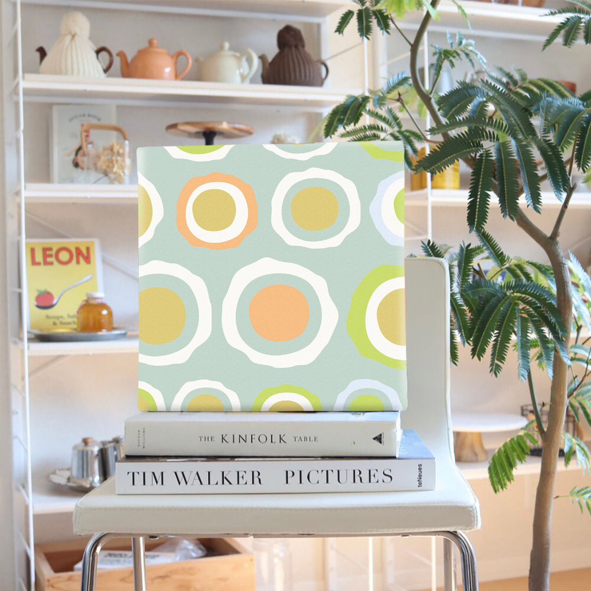 水玉モチーフのインテリア、ファブリックパネル インテリア 雑貨 pat-0144