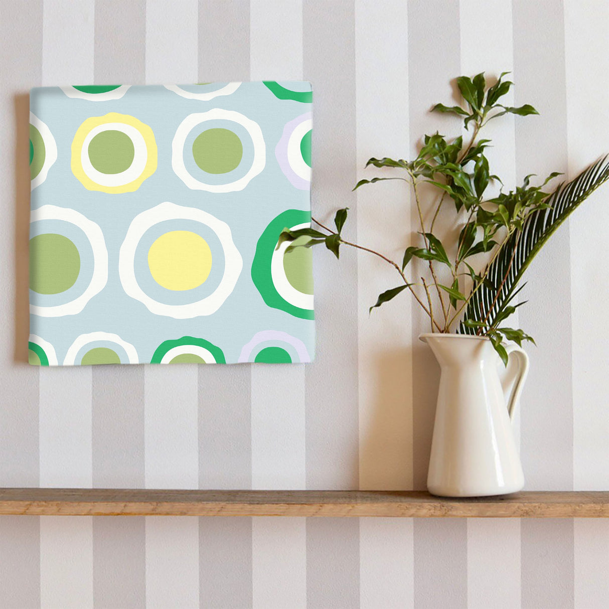 子供部屋にぴったり、水玉のファブリックパネル アート 雑貨 pat-0145