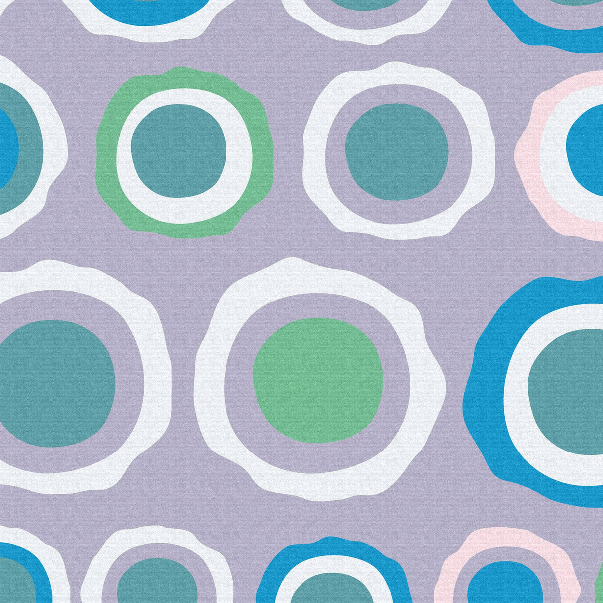 Perfect for the living room, Polka dot fabric panel wall art pat-0146