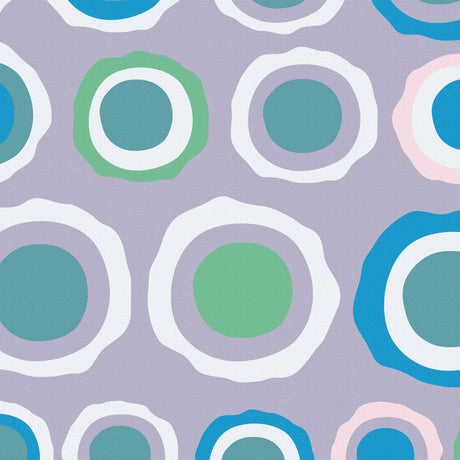 リビングにぴったり、水玉のファブリックパネル 壁掛け アート pat-0146