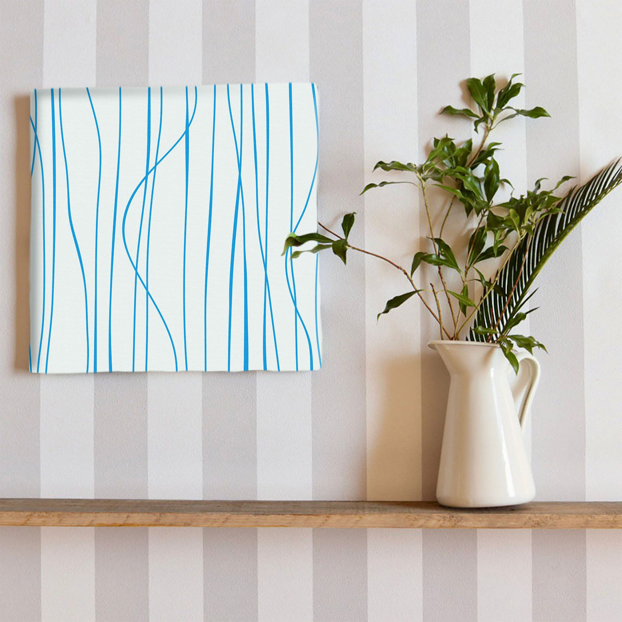 Modern design, blue interior accessories Art Goods pat-0154