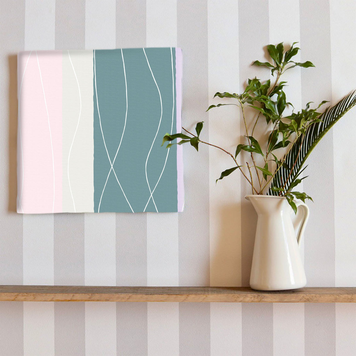 モダンなストライプ柄インテリア小物 一人暮らし インテリア pat-0165