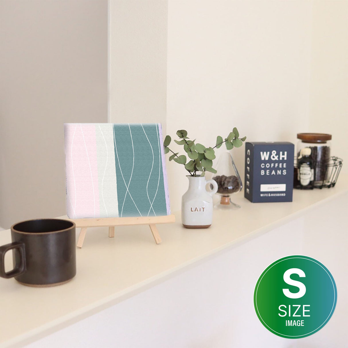 モダンなストライプ柄インテリア小物 一人暮らし インテリア pat-0165