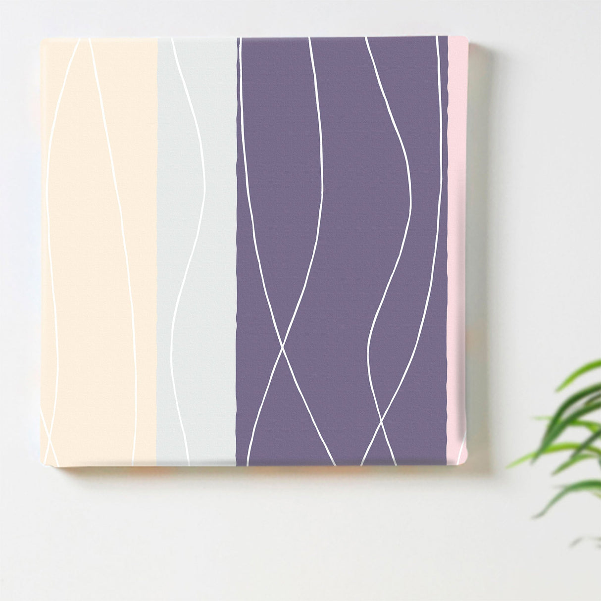 ナチュラルなストライプ柄インテリア小物 ウォールデコ インテリア pat-0166