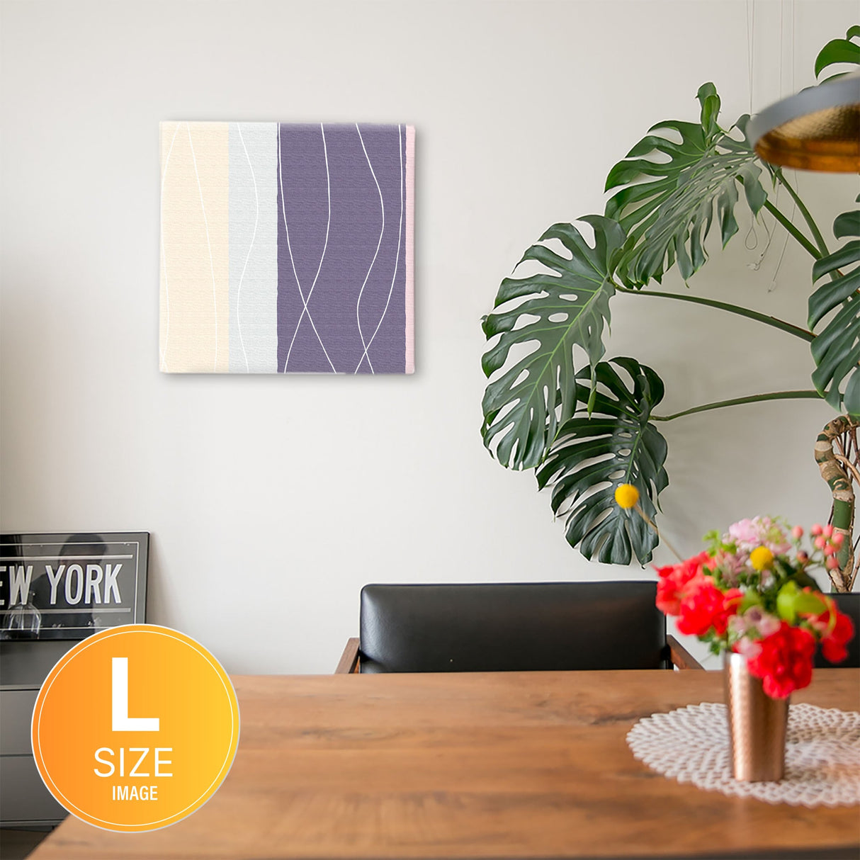 ナチュラルなストライプ柄インテリア小物 ウォールデコ インテリア pat-0166