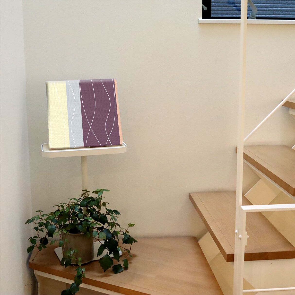 シックなストライプ柄インテリア小物 ポスター アート pat-0167