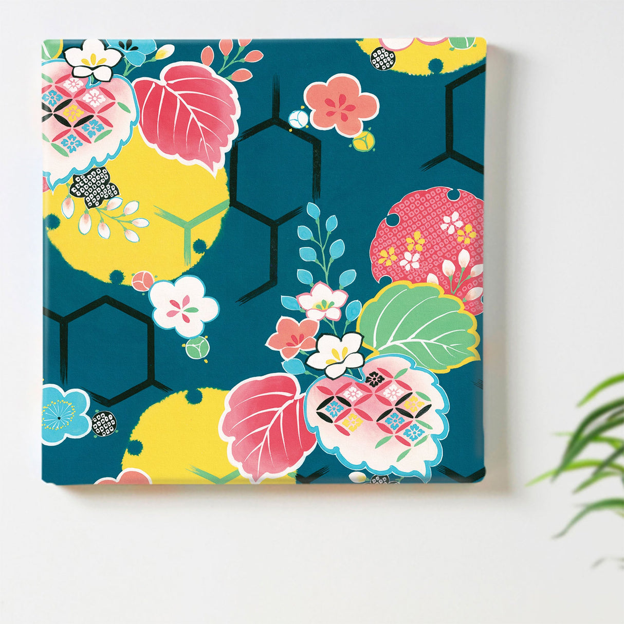 伝統模様の壁掛けインテリア 写真 壁掛け pat-0171