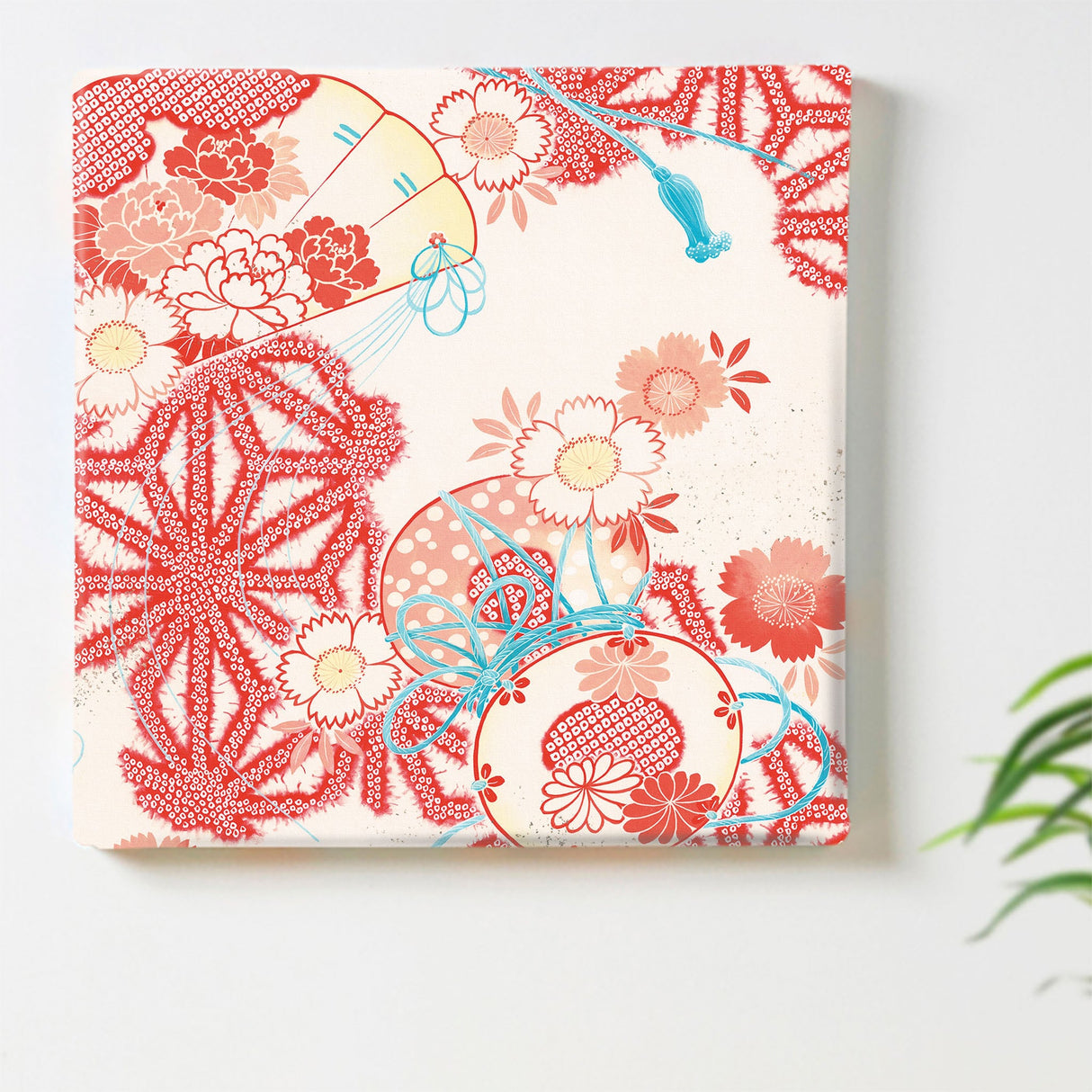 和柄のインテリア小物 インテリア アート pat-0178