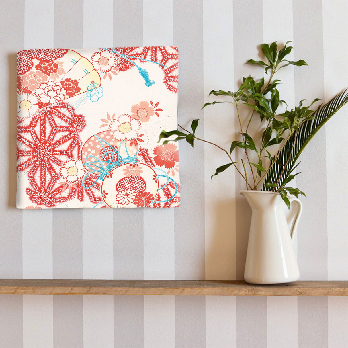 和柄のインテリア小物 インテリア アート pat-0178