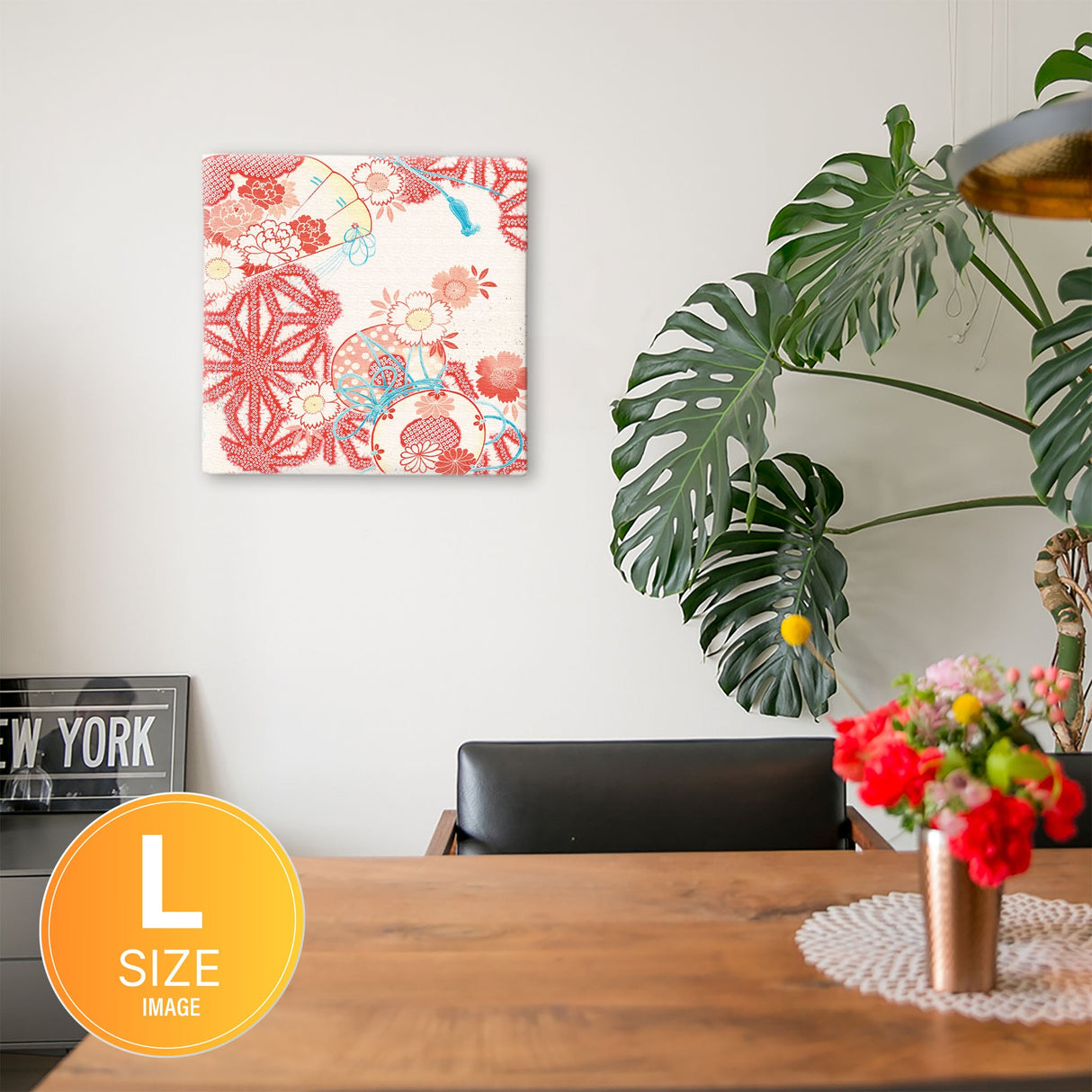 和柄のインテリア小物 インテリア アート pat-0178