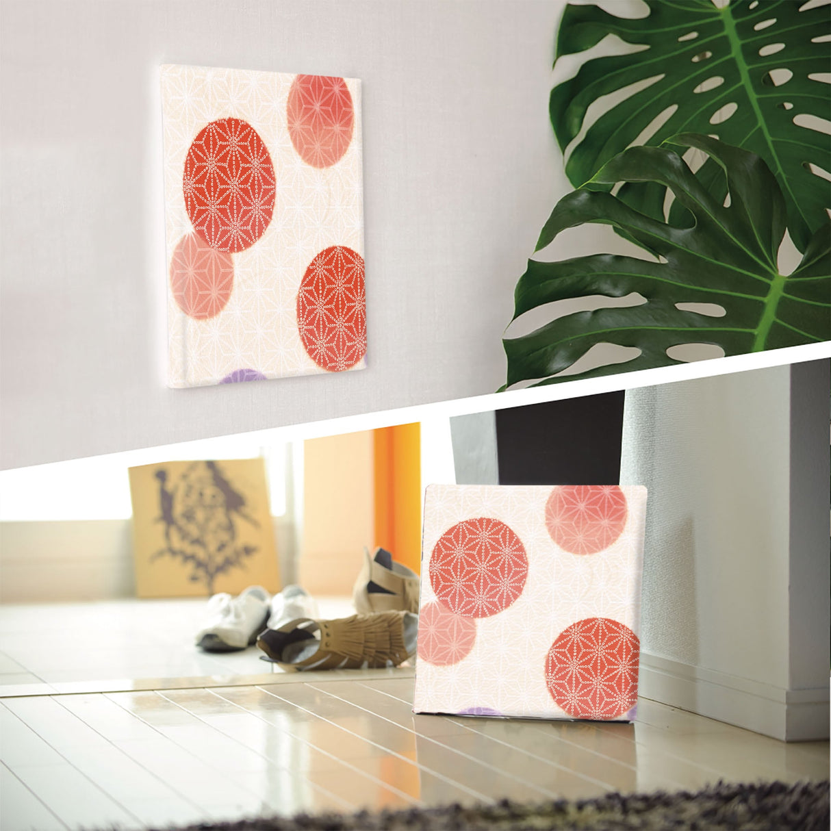 Kimono pattern wall hanging interior photo art pat-0179