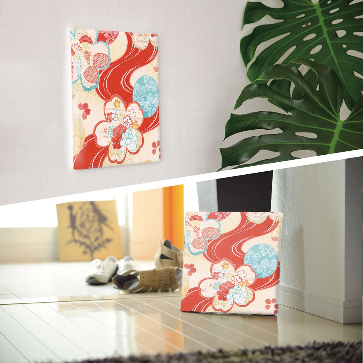 伝統模様のアートパネル インテリア 雑貨 pat-0181