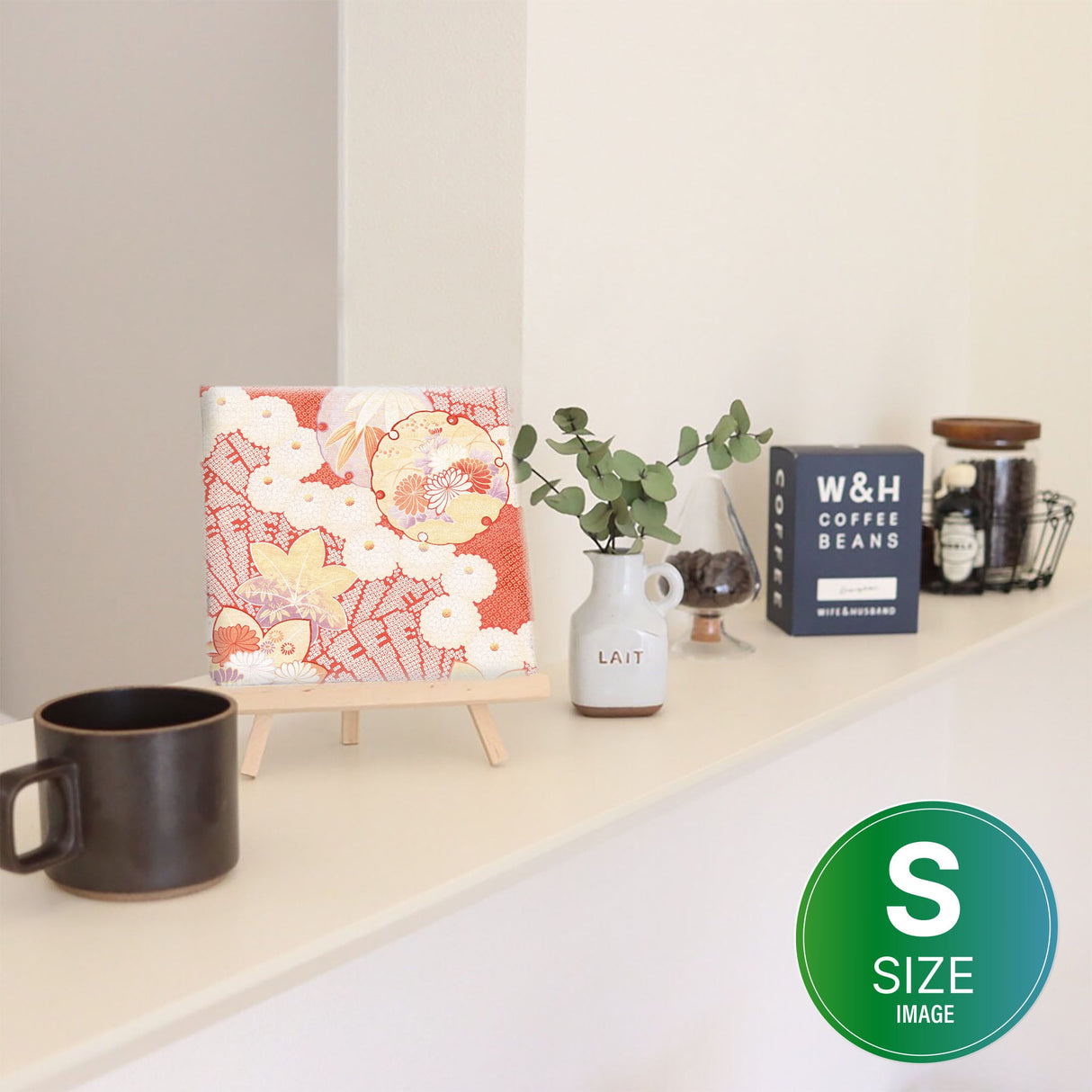 和柄の壁掛けインテリア 壁掛け アート pat-0183