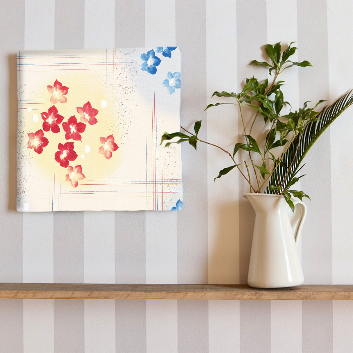 着物柄のファブリックパネル 一人暮らし インテリア pat-0184