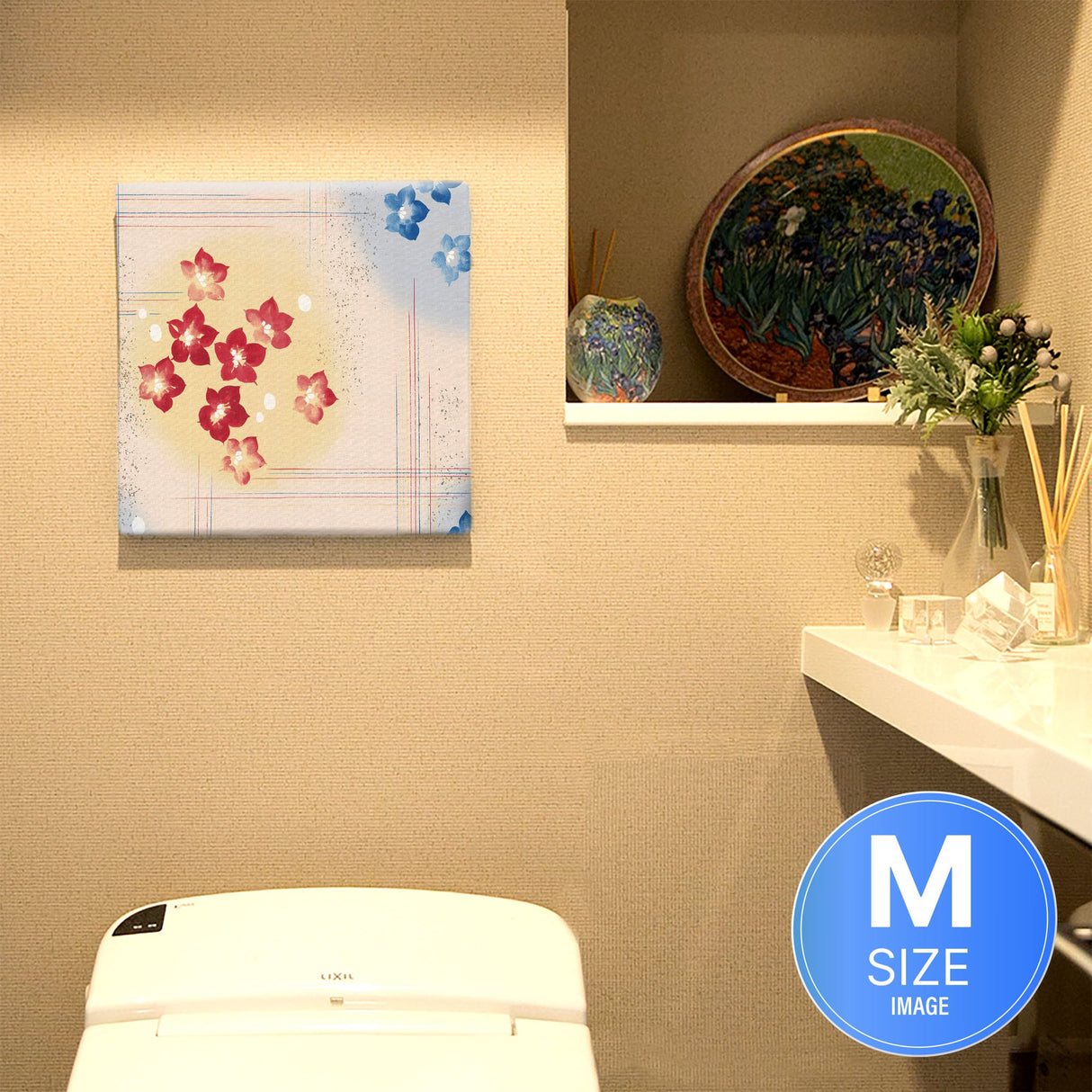 着物柄のファブリックパネル 一人暮らし インテリア pat-0184