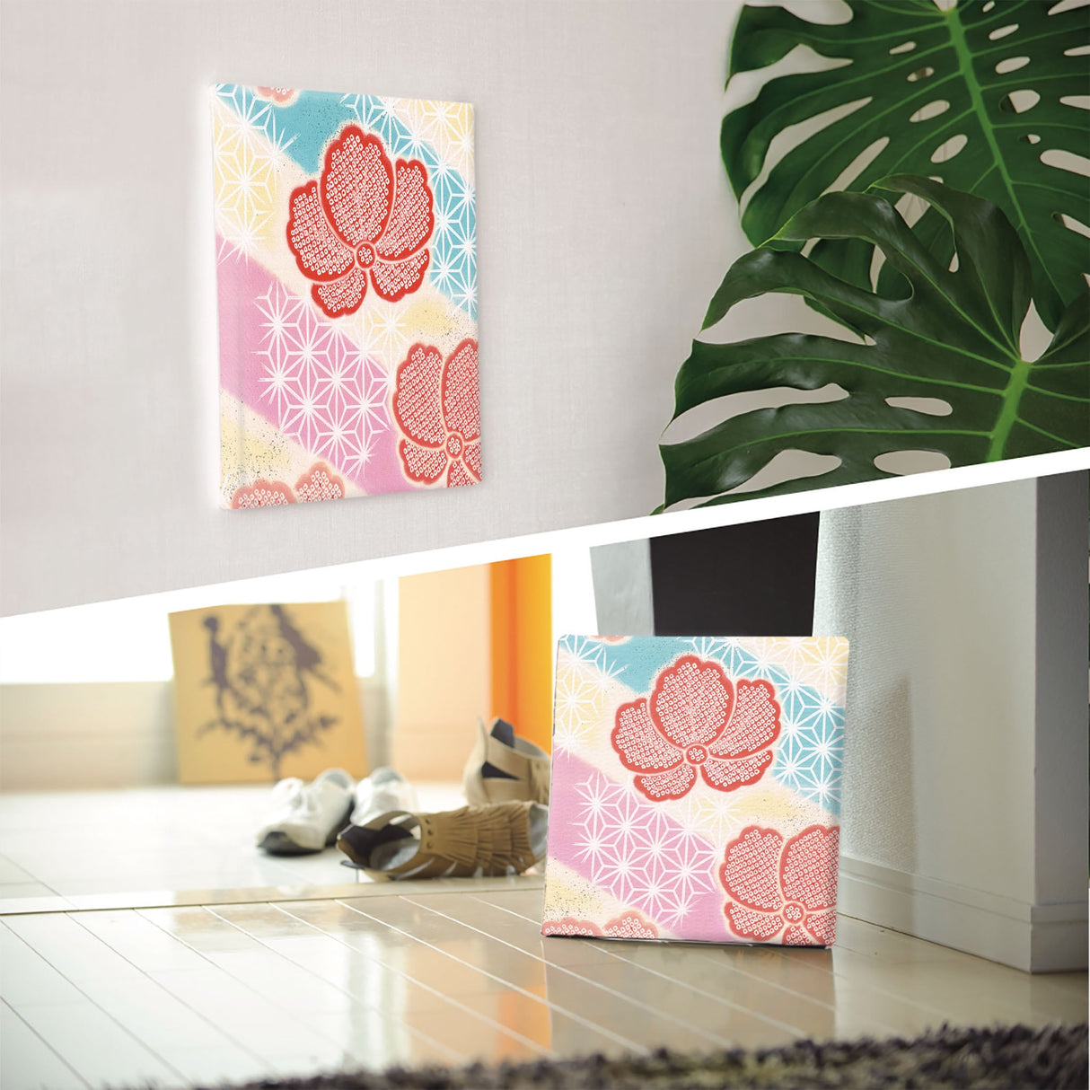 伝統模様のインテリア小物 ポスター アート pat-0186