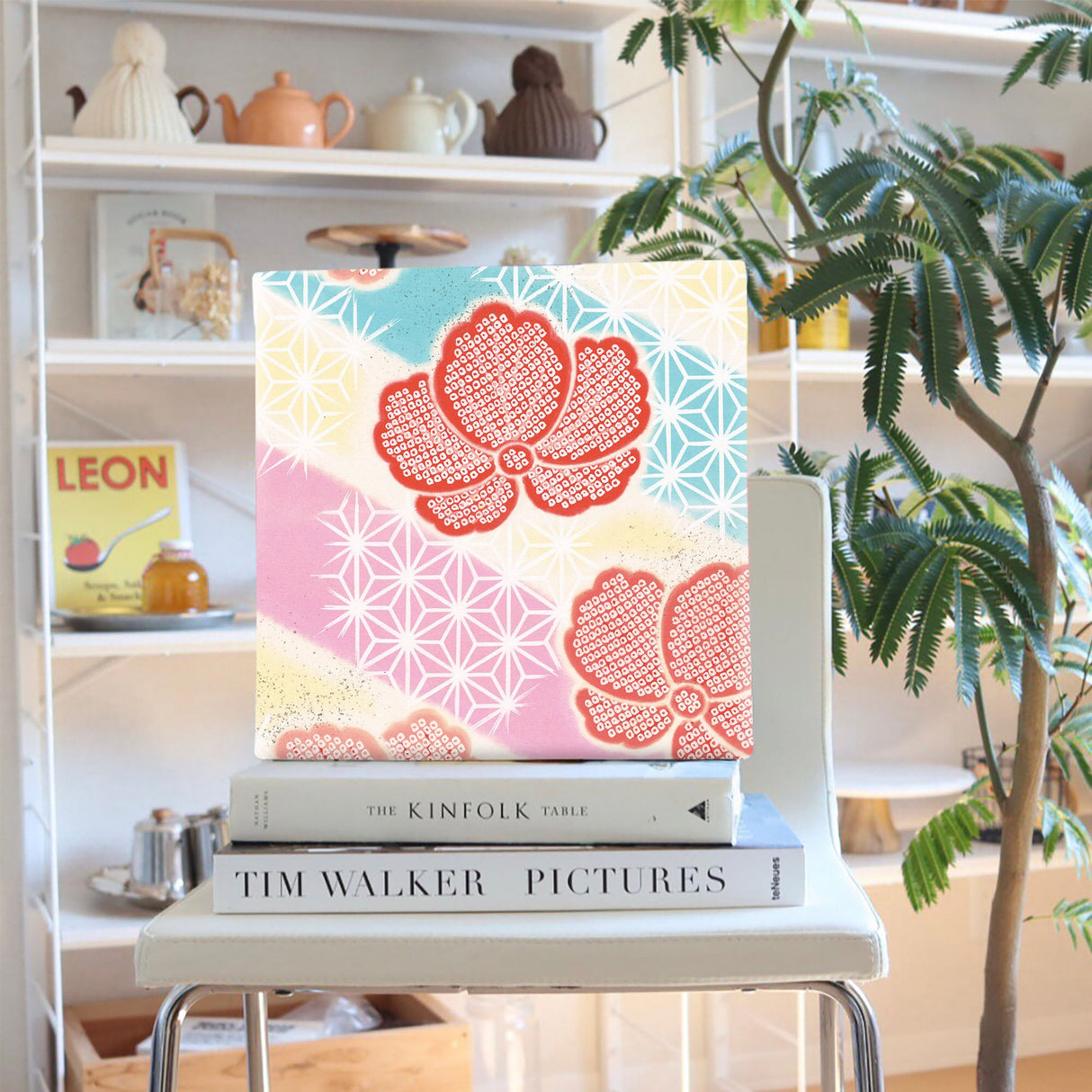 伝統模様のインテリア小物 ポスター アート pat-0186