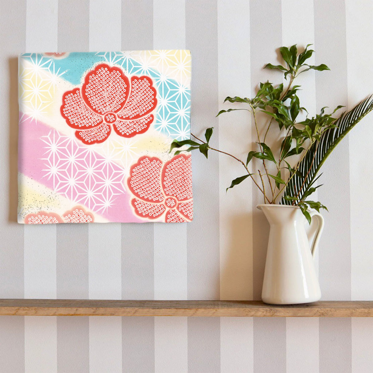 伝統模様のインテリア小物 ポスター アート pat-0186