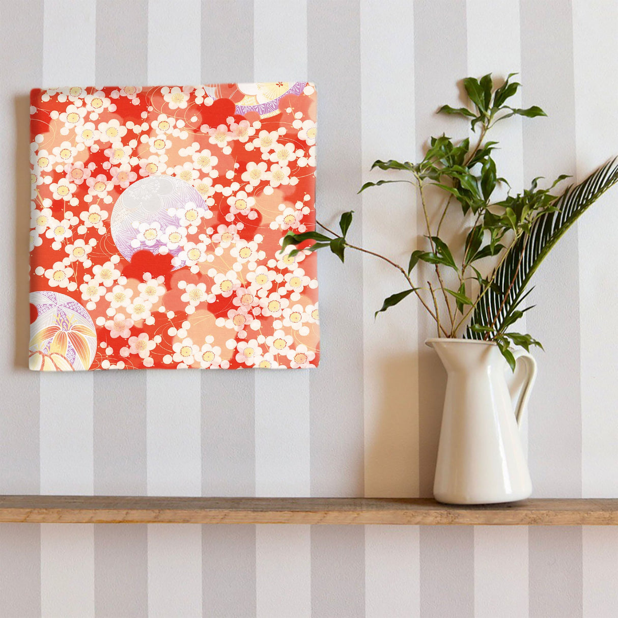 伝統和柄の壁掛けインテリア インテリア アート pat-0187