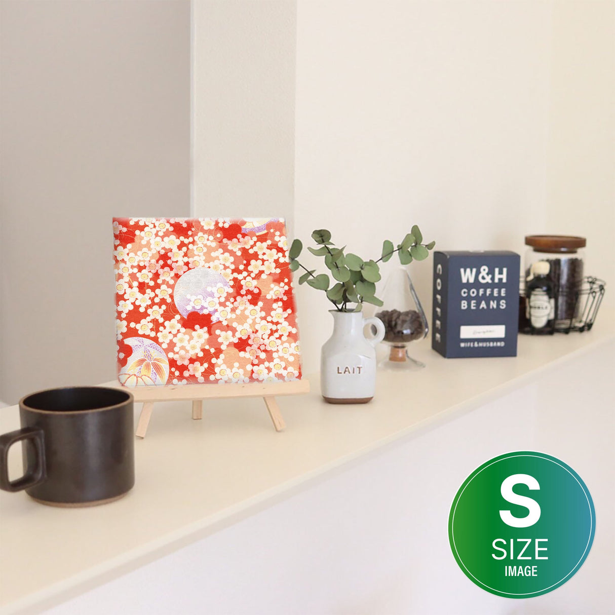 伝統和柄の壁掛けインテリア インテリア アート pat-0187