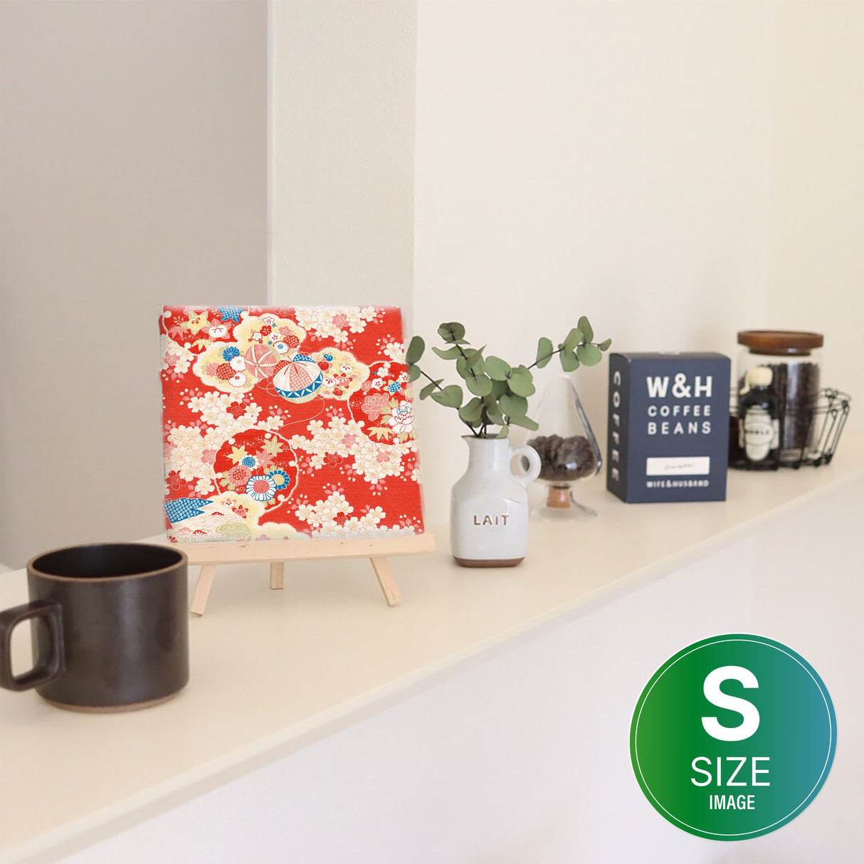 着物柄のアートパネル 写真 壁掛け pat-0189